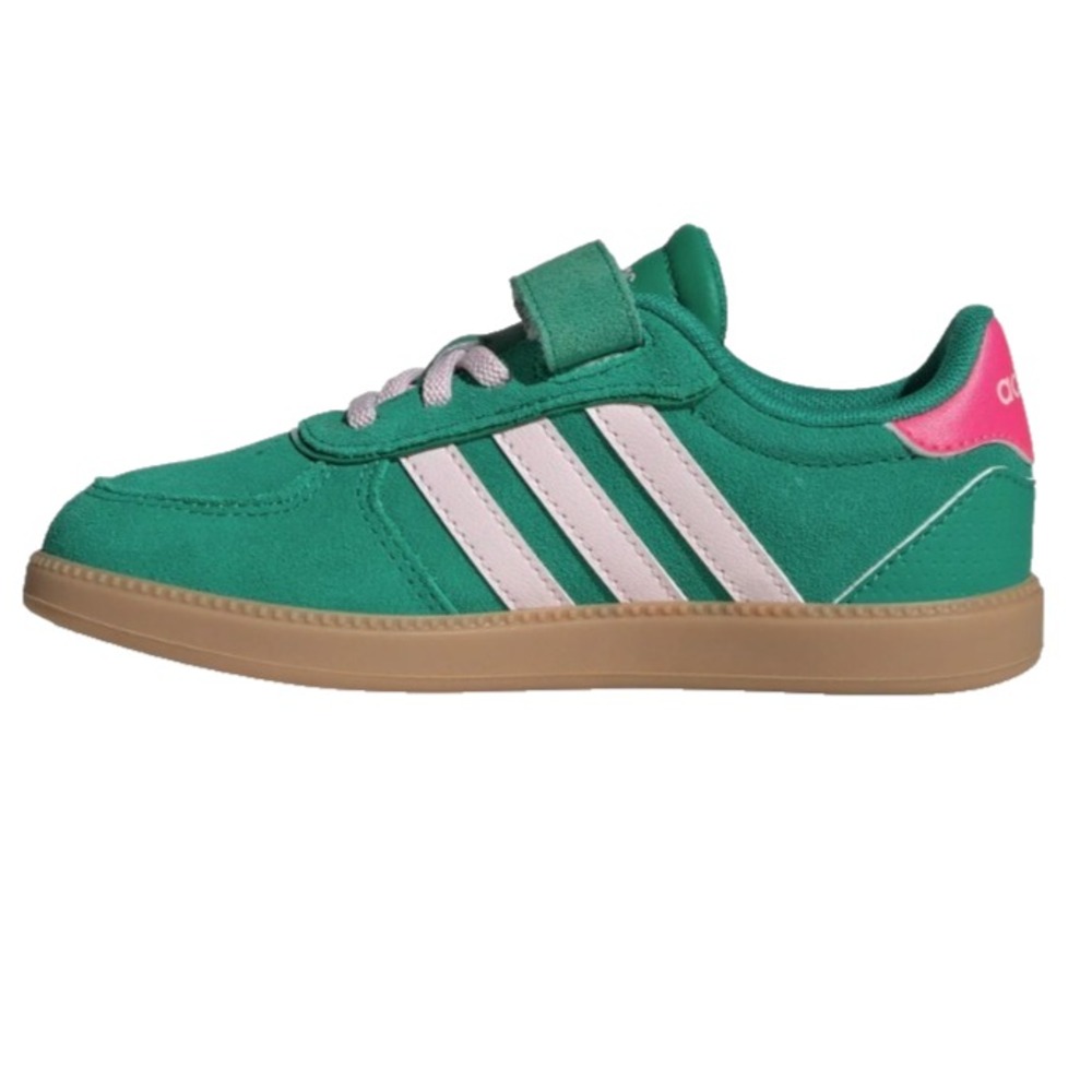 Children Unisex Shoes Adidas Kids Breaknet Sleek ELC JQ1802 Green/Pink Size 3Y - Picture 6 of 11